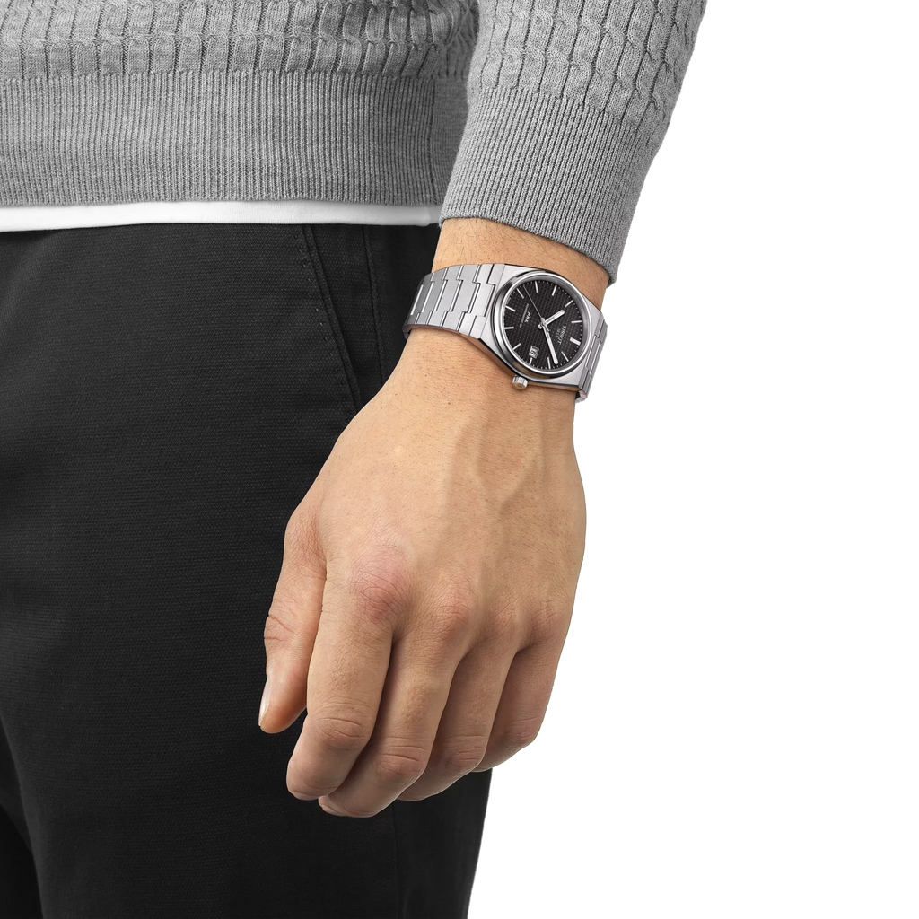 Tissot PRX Powermatic 80 Automatic Watch – Stainless Steel Black Dial