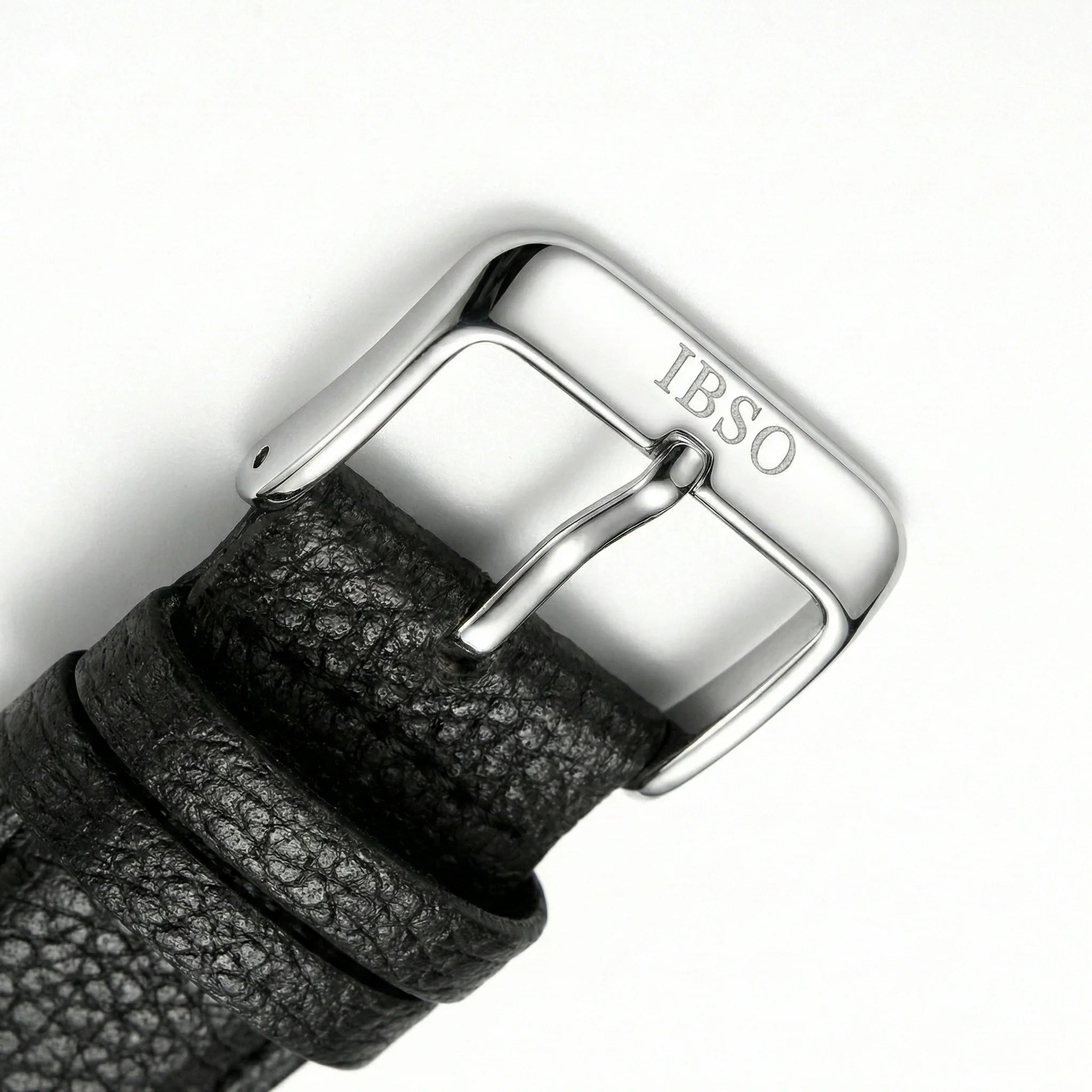 IBSO Tank Square Leather Watch – Elegant Roman Dial