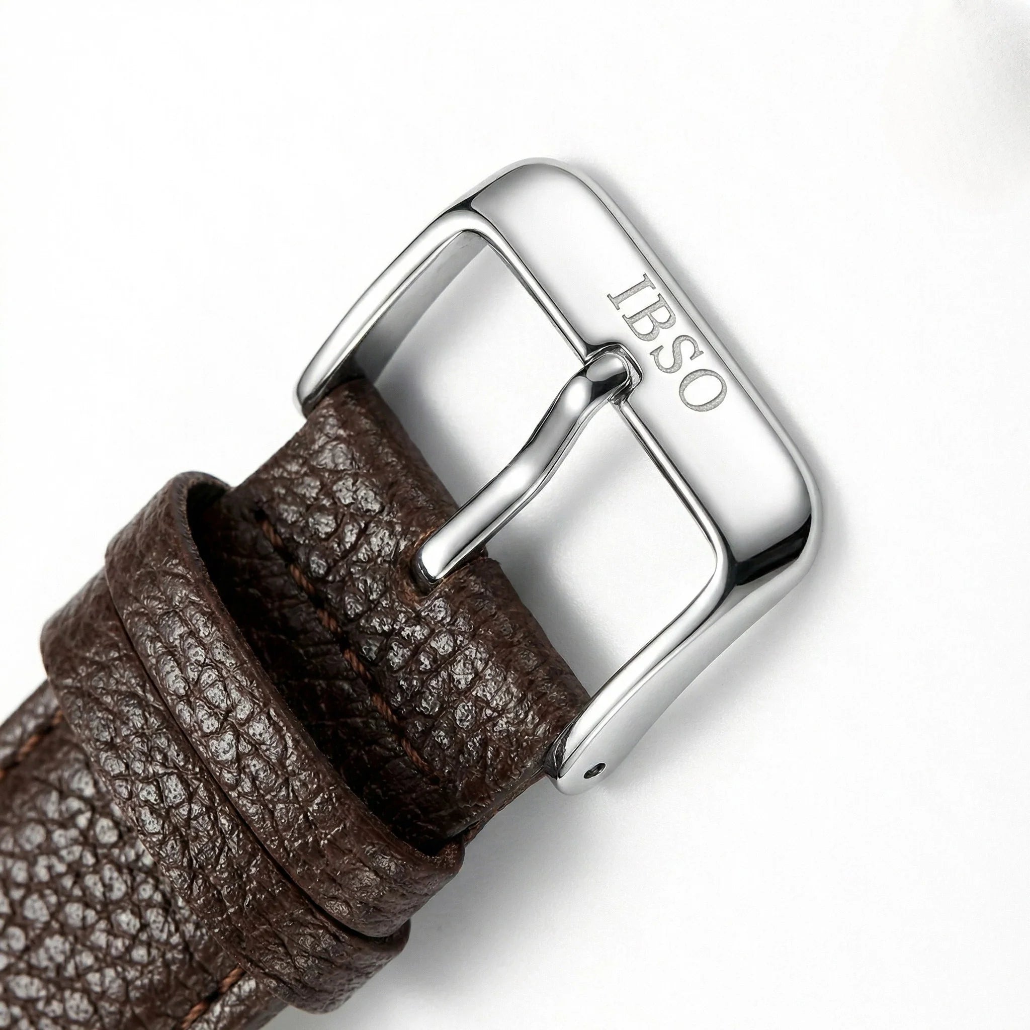 IBSO Tank Square Leather Watch – Elegant Roman Dial